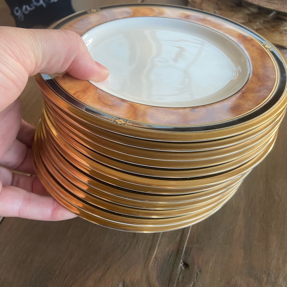Noritake Cabot Bone China #9785 Set of 12 Bread / Dessert Plates! Japanese